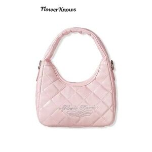 NWOT Limited Edition Flowers Knows Pink Quilted Shoulder Bag
